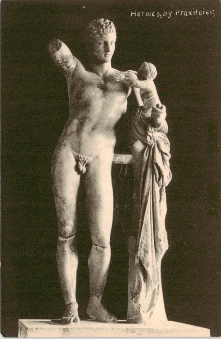 Skulpturen Hermes by Praxiteies