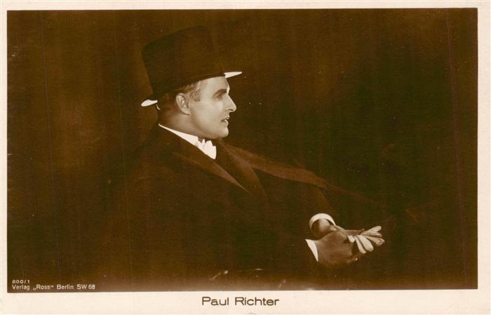 Foto Ross-Verlag Nr. Nr.800/1 SW68 Paul Richter