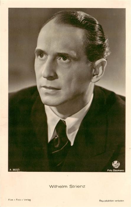 Foto Baumann E. Nr. Nr.A 3637/1 Wilhelm Strienz