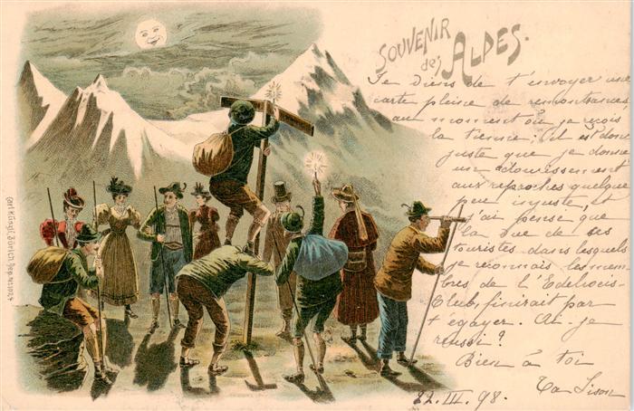 Gletscher Souvenir Alpes