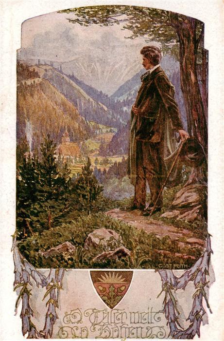 Schulverein Deutscher Nr. Nr. 1044 Bergen Wald Lito