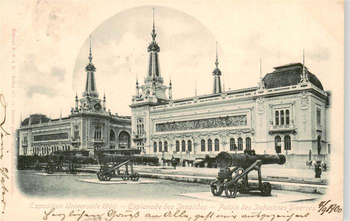 Exposition Universelle Paris 1900 Palois des Industri Diverses