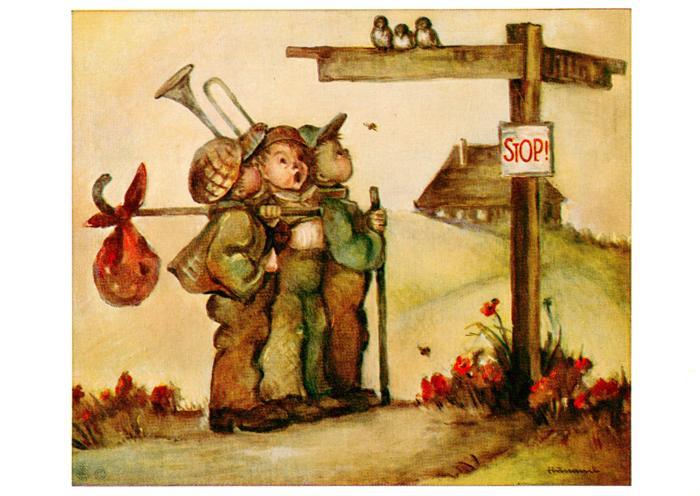 Hummel Kuenstler-AK-Nr. 5551 Stop Lito