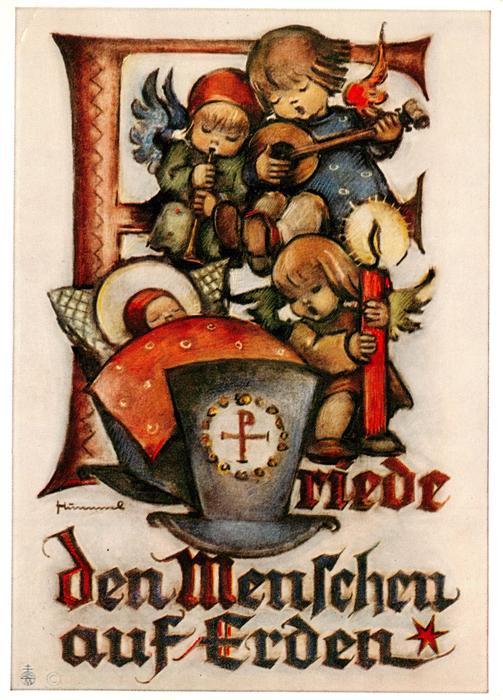 Hummel Kuenstler-AK-Nr. 5611 Engel Lito