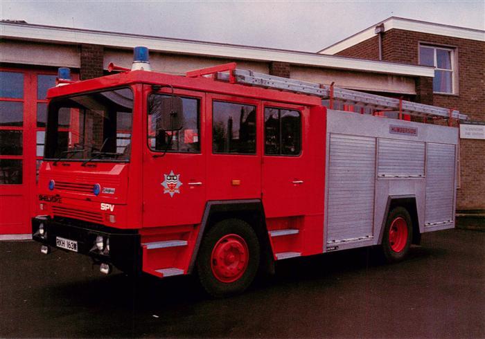 Feuerwehr Fire-Brigade Pompiers Bomberos No. 7 Shelvoke Water Tender