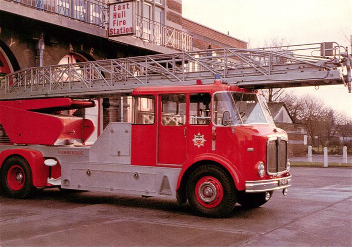 Feuerwehr Fire-Brigade Pompiers Bomberos No. 4 Turntable Ladder
