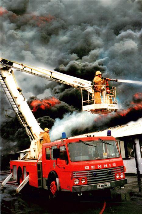 Feuerwehr Fire-Brigade Pompiers Bomberos FPIX-6 Large warehouse fire