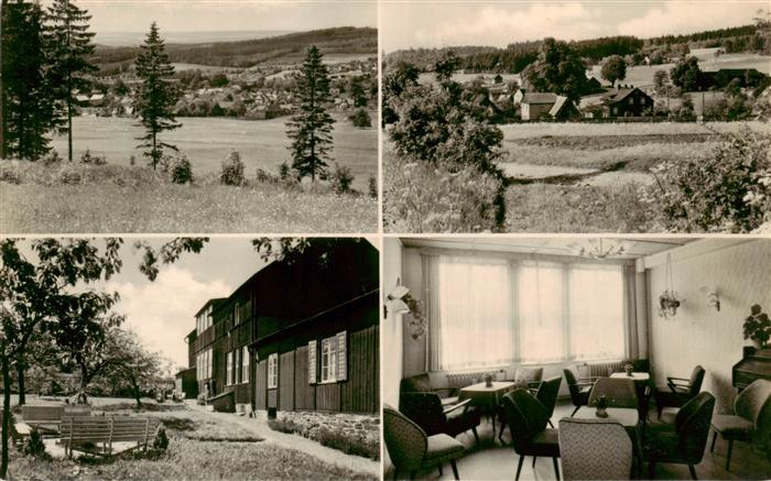 Kottengruen Werda Erholungsheim Kottengruen Gastraum Panorama