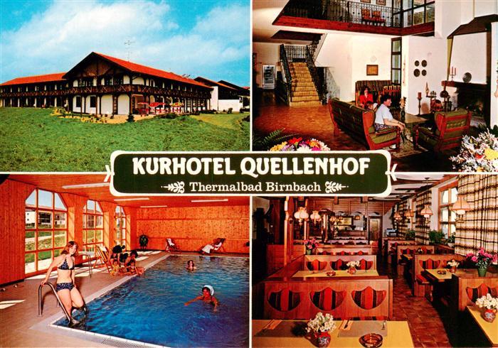 Birnbach Rottal Kurhotel Quellenhof Hallenbad Gastraeume