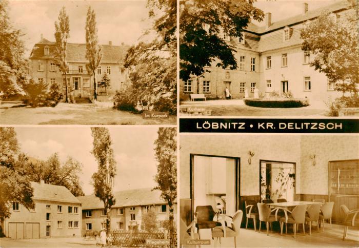Loebnitz Delitzsch Kurpark Kurhalle Pflegeheim Kulturraum