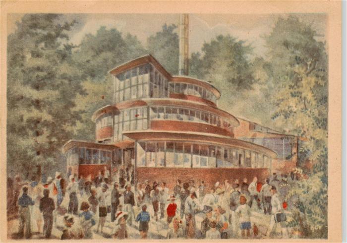 HANNOVER  CITY Export-Messe Exportboerse Zeichnung