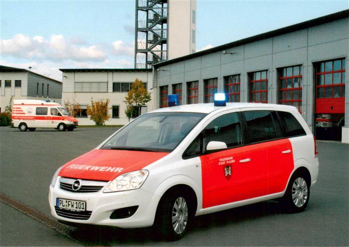 Plauen Vogtland KDO Opel Zafira der Berufsfeuerwehr Plauen
