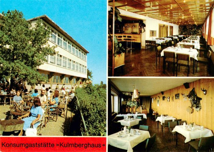 Saalfeld Saale Konsumgaststaette Kulmberghaus Gnomenbar Jaegerstube