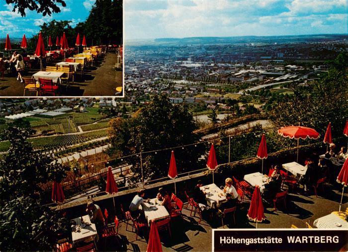 Heilbronn Neckar Hoehengaststaette Warteberg Freiterrasse