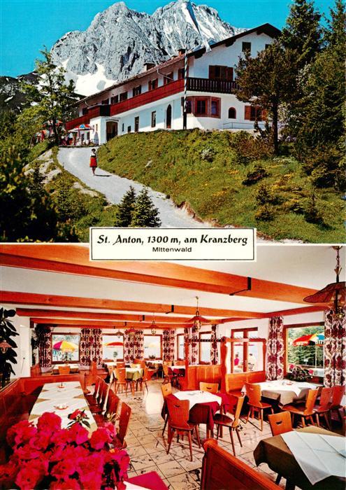St Anton Kranzberg Gasthaus Gastraum