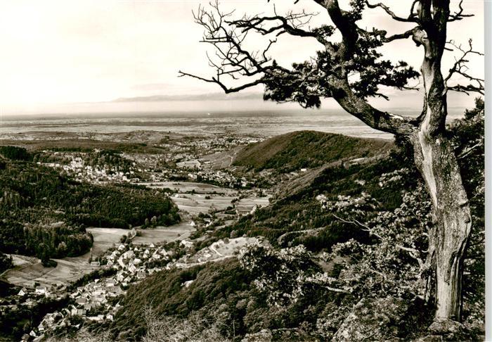 Schweighof Badenweiler Brudermattfelsen mit Blick ins Weilertal