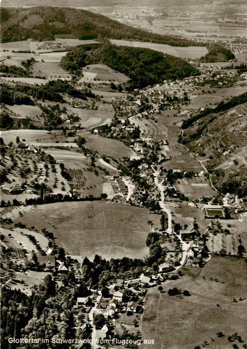 Glottertal Schwarzwald Fliegeraufnahme
