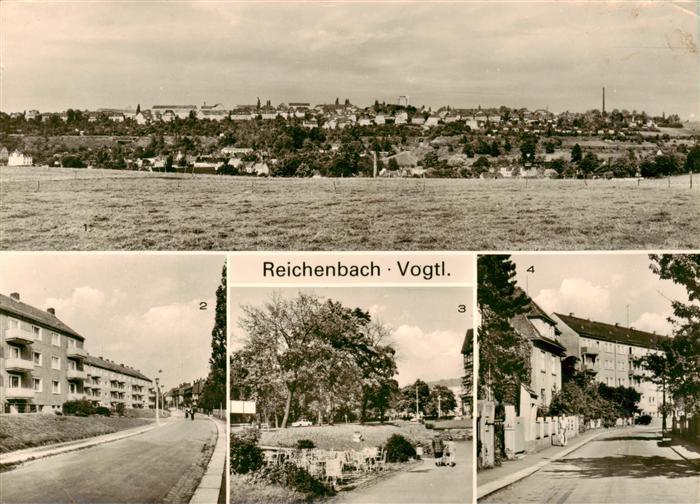 Reichenbach Vogtland Panorama Rosenstrasse Zwickauer Strasse Parkstrasse