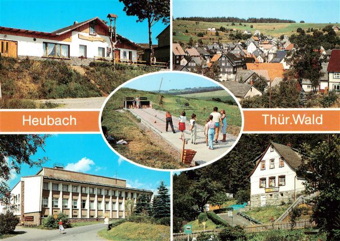 Heubach Thueringen Gaststaette Am Schafberg Teilansicht Kegelbahn Ferienhotel He