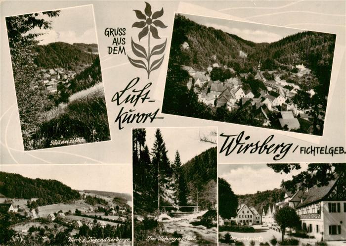 Wirsberg Kulmbach Bayern Teilansicht Panorama Jugendherberge Im Schorgasttal Mar