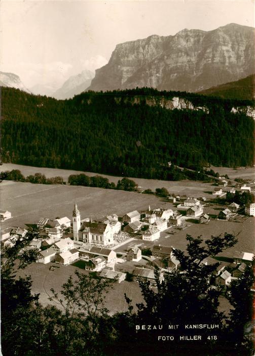 Bezau Vorarlberg Fliegeraufnahme mit Kanisfluh
