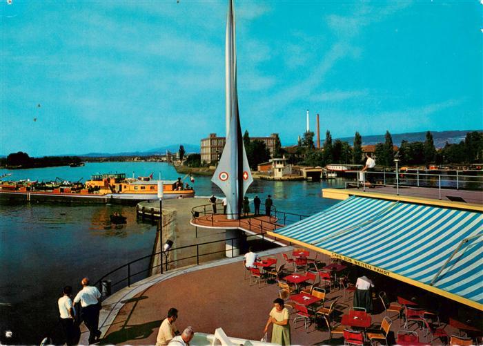 Basel BS Rheinhafen Dreilaenderecke