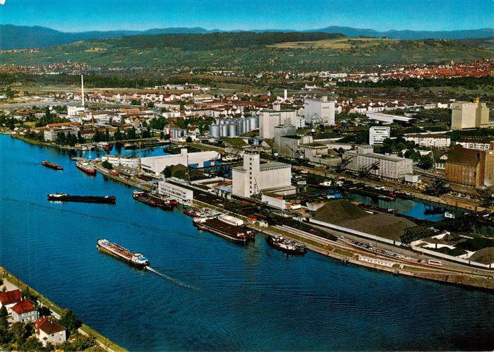 Basel BS Rheinhafen Panorama