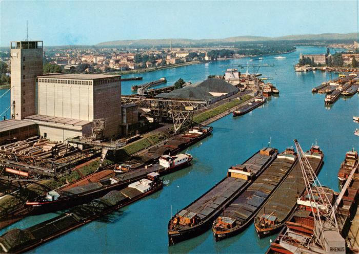 Basel BS Kleinhueninger Rheinhafen Dreilaenderecke