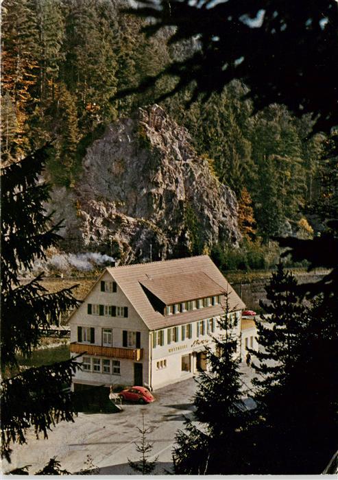 Schwarzenberg Murgtal Gasthof Pension Loewen