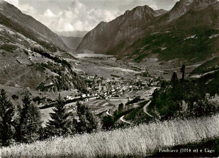 Poschiavo GR Panorama e Lago