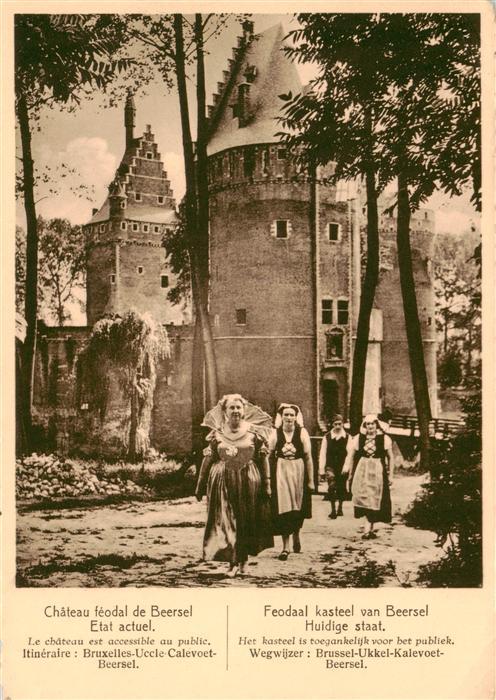 Beersel Belgie Chateau feodal de Beersel Etat actuel Le chateau es accessible au