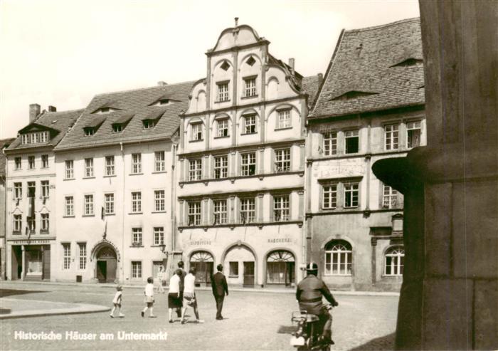 Goerlitz  Sachsen Historische Haeuser am Untermarkt