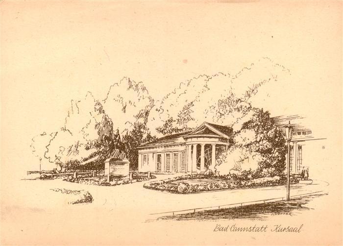 Bad Cannstatt Kursaal Zeichnung