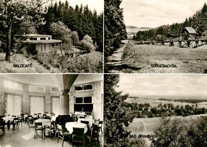 Bad Brambach Waldcafe Gaststube Sorgebachtal Ortsansicht