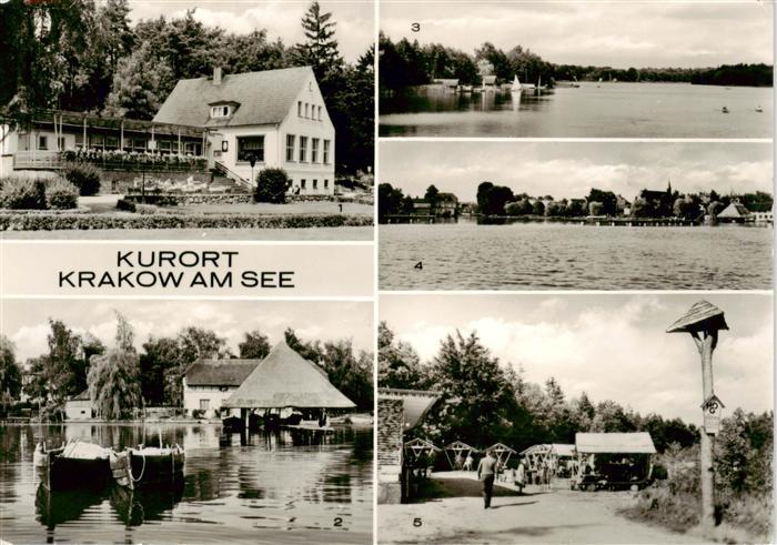 Krakow See HOG Joernberg Fischerhaus Am See Teilansicht HOG Waldschenke