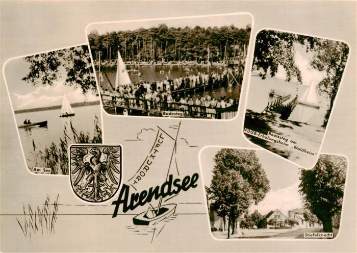 Arendsee Altmark Badesteg FDGB Erholungsheim Waldheim Stiefelknecht Am See