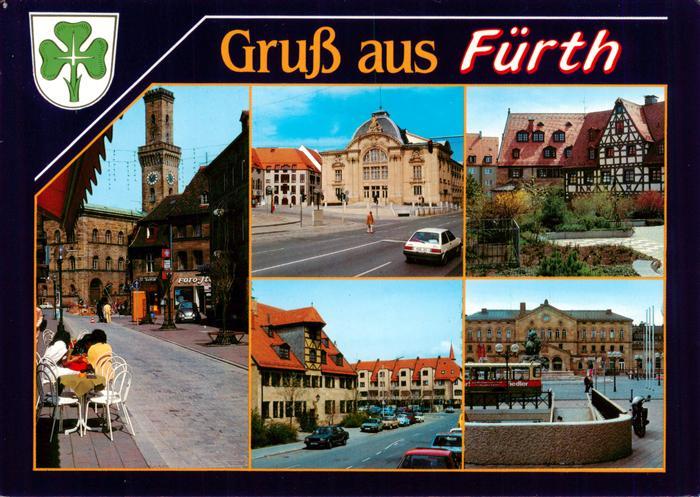 Fuerth Bayern Rathaus Stadttheater Am Liershof Theaterstrasse Bahnhof