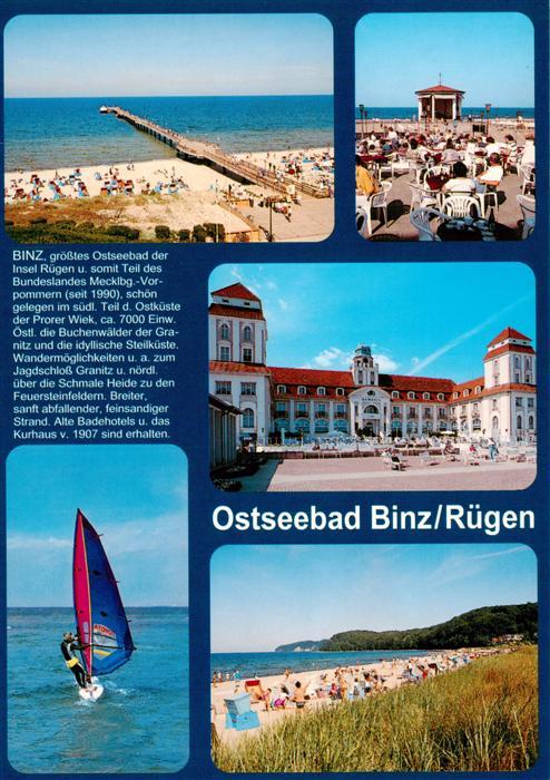 Binz Ruegen Seebruecke Pavillon Schloss Granitz Segelboot