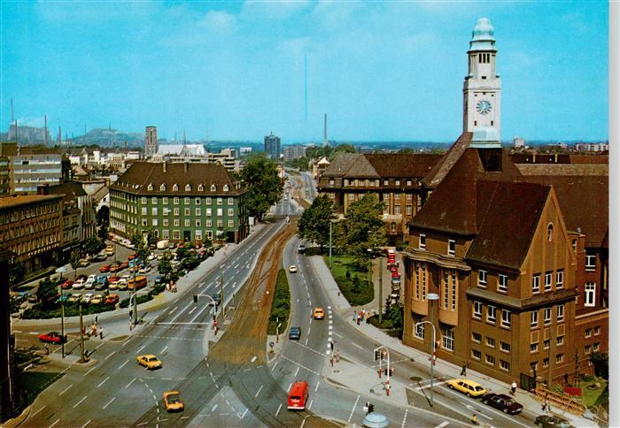 Buer Gelsenkirchen Rathaus und Stadt