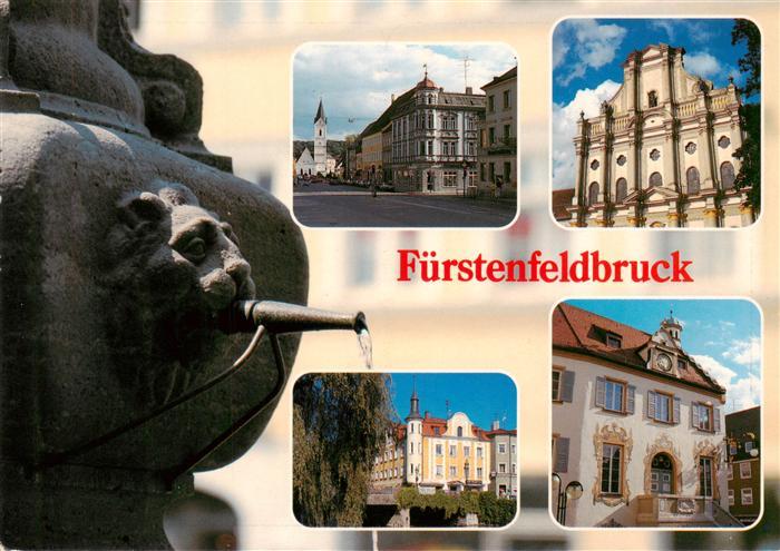 Fuerstenfeldbruck Motive Innenstadt Brunnen