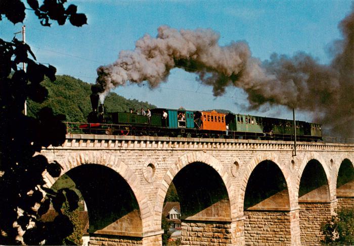 Ruemlingen Lokomotive Ec 2/5 Nr. 28 Baujahr 1858 Original Dampfzug von ca. 1860