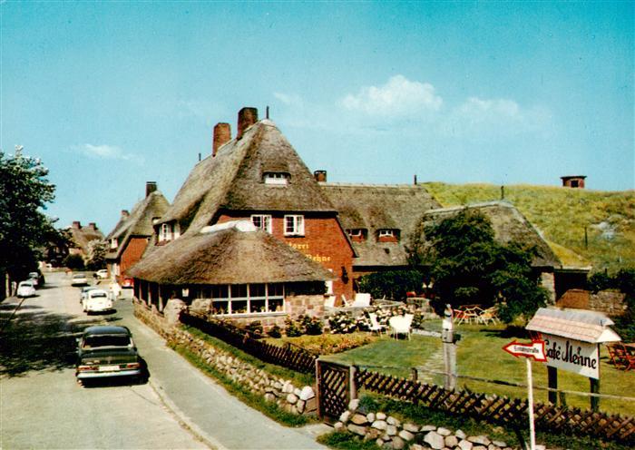 List Sylt Cafe Mehne