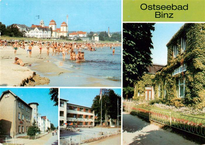 Binz Ruegen Strand Kurhaus FDGB-Erholungsheim Rosa Luxemburg Hotel Heinz Kapelle