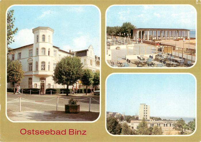 Binz Ruegen Teilansichten Strandrestaurant Panorama
