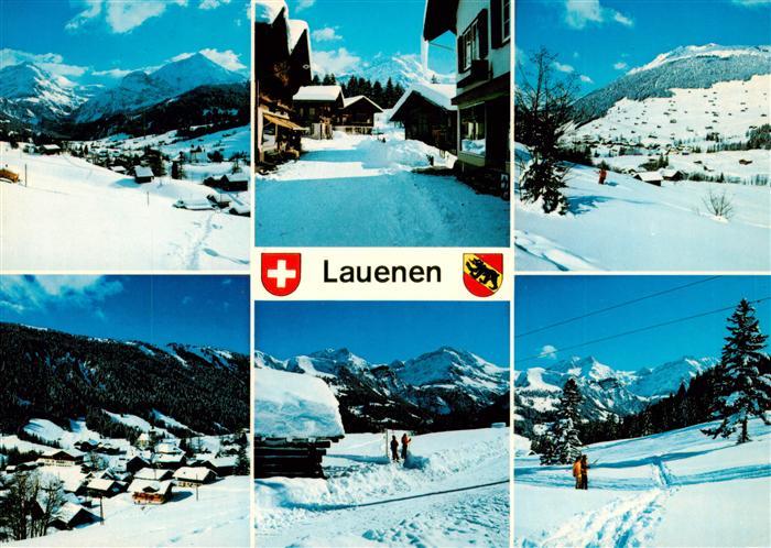 Lauenen BE Wintersportplatz Berner Alpen