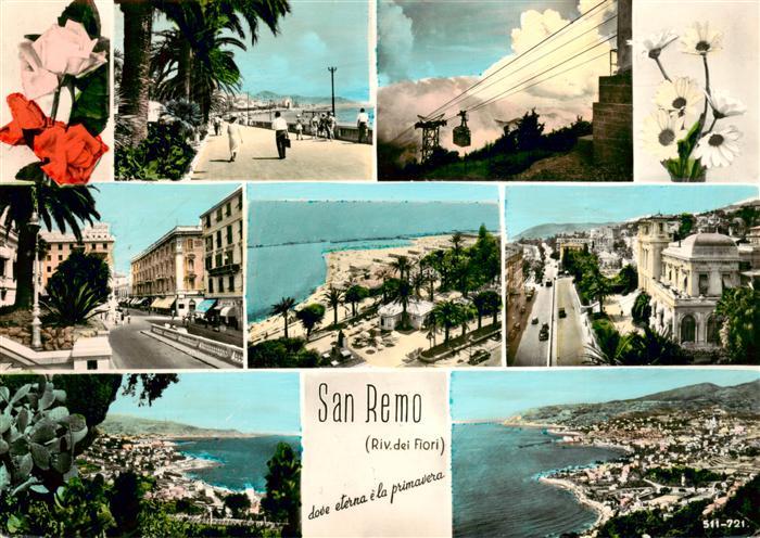 San Remo IT Teilansichten Kuestenpanorama