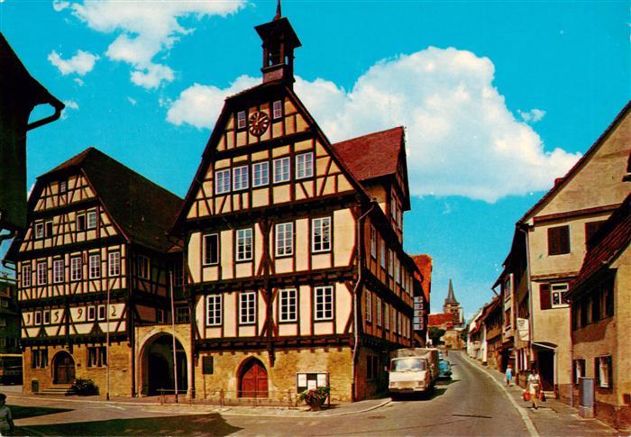 Sindelfingen Altes Rathaus Fachwerkhaeuser Altstadt