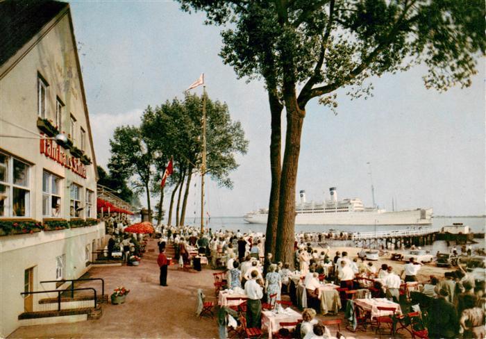 Schulau Wedel Willkomm Hoeft Schiffsbegruessung Schulauer Faehrhaus