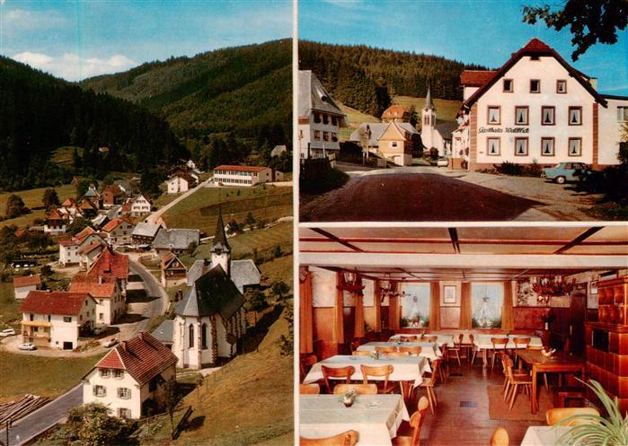 Hammereisenbach-Bregenbach Ortsansicht mit Kirche Gasthaus Pension Waldblick