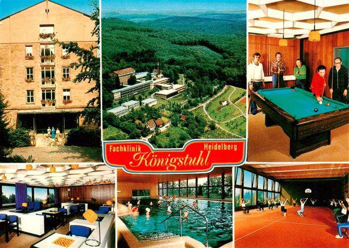 Heidelberg Neckar Fachklinik Koenigstuhl Hallenbad Billard Gymnastikhalle Lufta